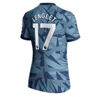 Camisa de Futebol Aston Villa Clement Lenglet #17 Equipamento Alternativo Mulheres 2023-24 Manga Curta